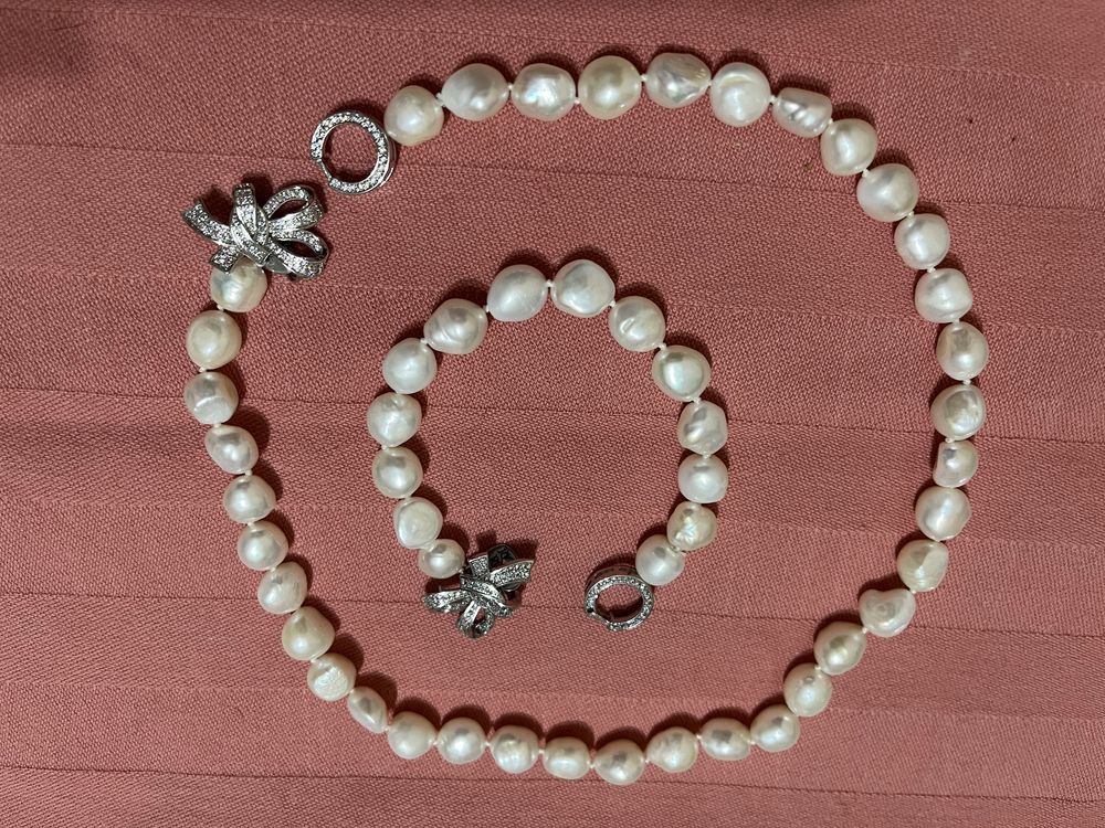 Жемчуг натуральный, комплект от  Pearl Store
