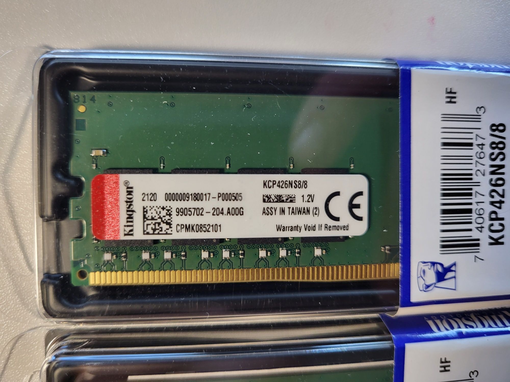 Memorii RAM desktop DDR4 Kingston OEM