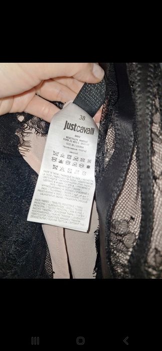 Rochie Just Cavalli din piele naturala de bovina