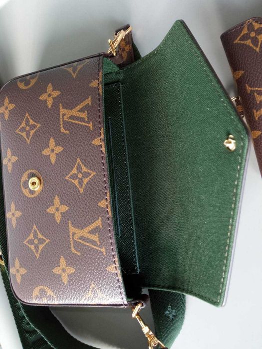 LOUIS VUITTON Дамска чанта през рамо мини Félicie Pochette Монограм