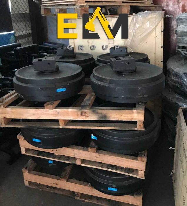 Ленивец натяжитель цепи каток Komatsu Cat Hitachi Volvo Hyundai JCB