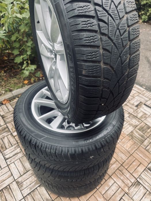 Roti Audi 16 cu pneuri Dunlop Winter Sport 3D 205 60 16 Iarna Audi AO