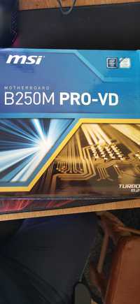 Vând Placă de baza MSI B250M Pro-VD + procesor Intel G4560+8gbRAM ddr4