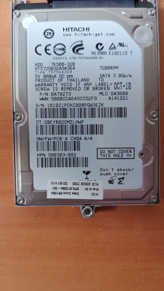 Hard disk Hitachi 320gb