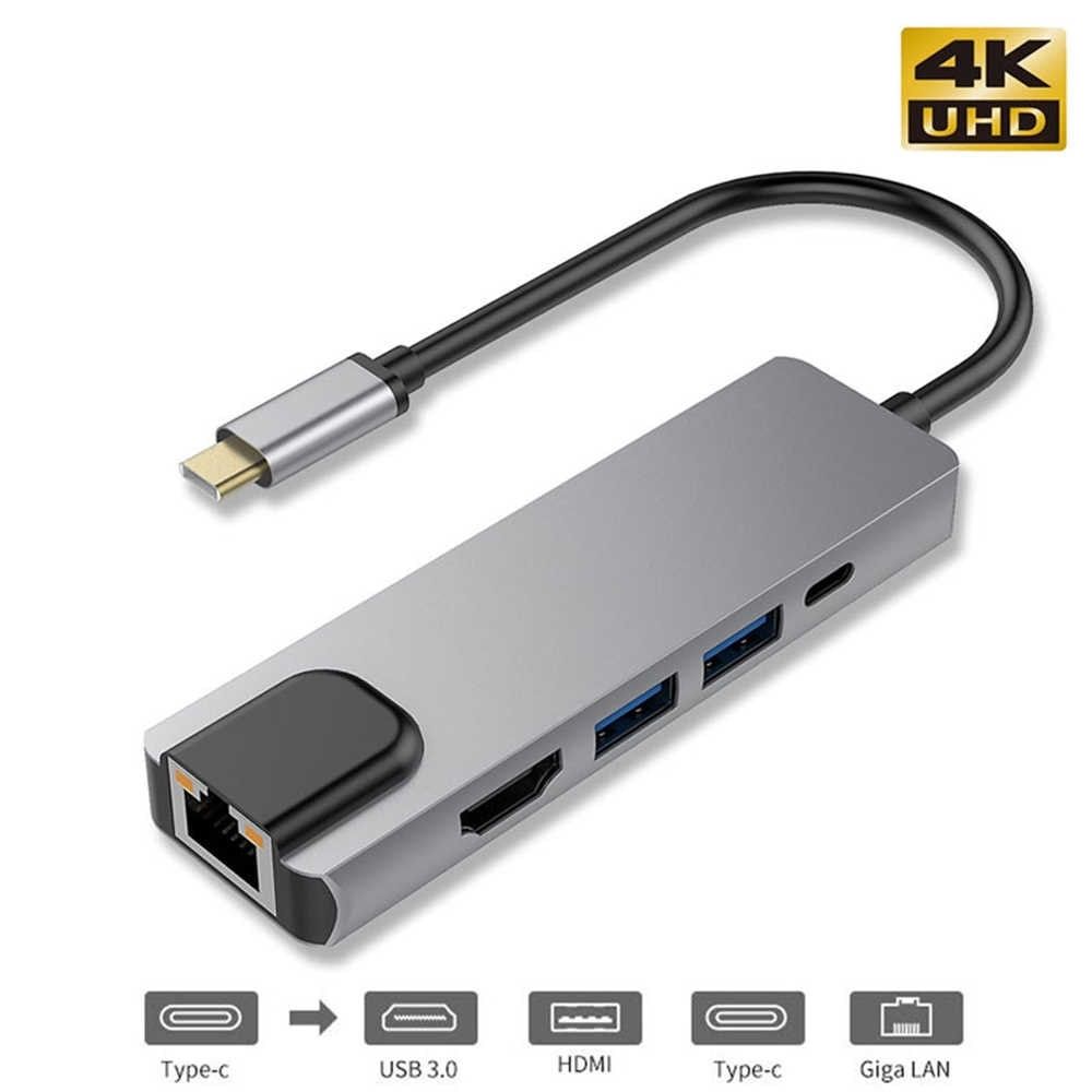 Скидка! Type c hub, 8 in 1 ,hdmi / Lan /usb 3.0/macbook ,samsung s 8/9