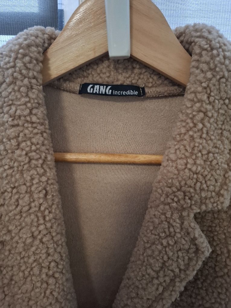 Дамско палто. GANG Бежово .