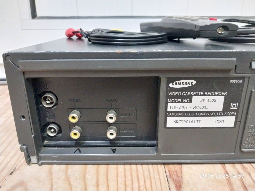 видеомагнитофон samsung sv-150g видео магнитофон