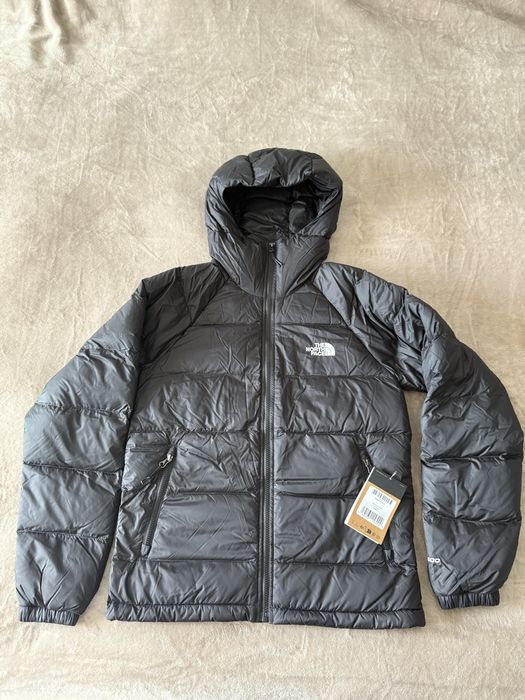 The North Face jacheta de puf neagra cu gluga Hydrnlite marimea S noua