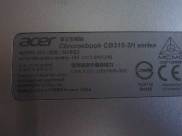 Laptop Acer Chromebook 315