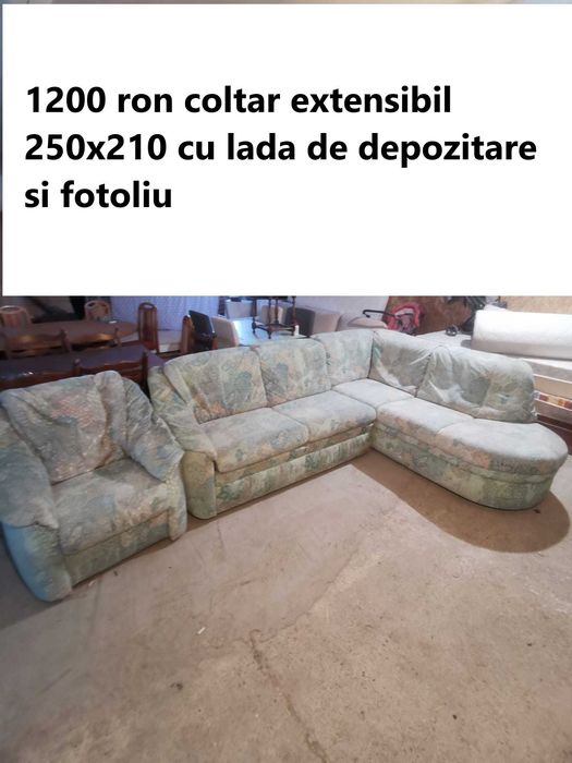 Coltar extensibil cu lada