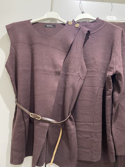 Дамски костюм от 3 части плетиво