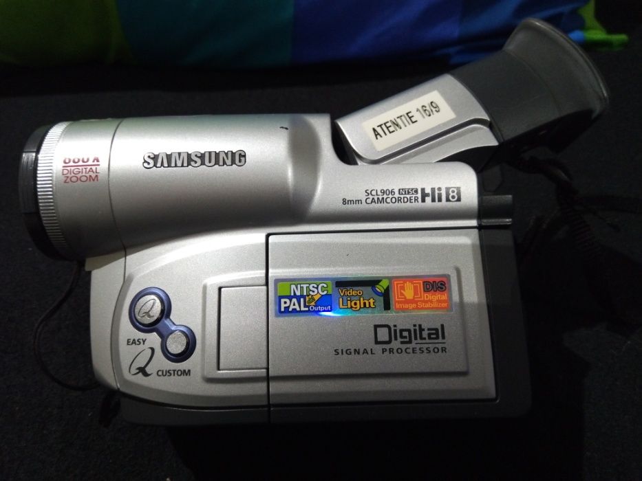 Camcorder NTSC/PALout 8mm Samsung SCL 906 HI 8