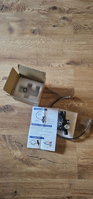 Kit umplere butelie PCP - dublu manometru plus furtun