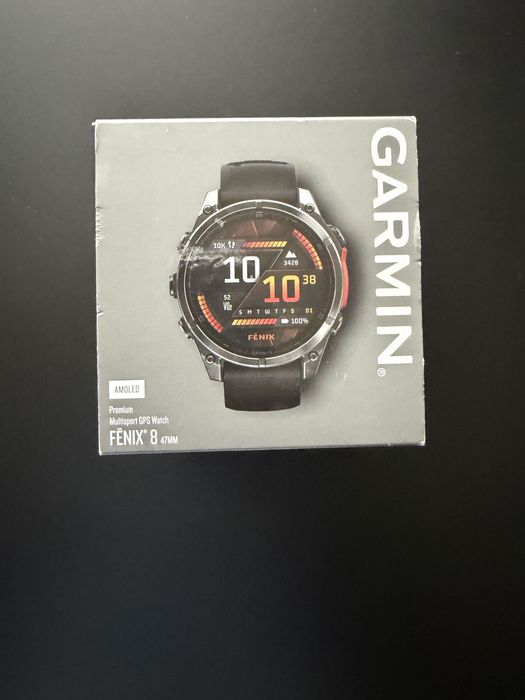 Smartwatch GARMIN Fenix 8, 47 Premium AMOLED, nou !