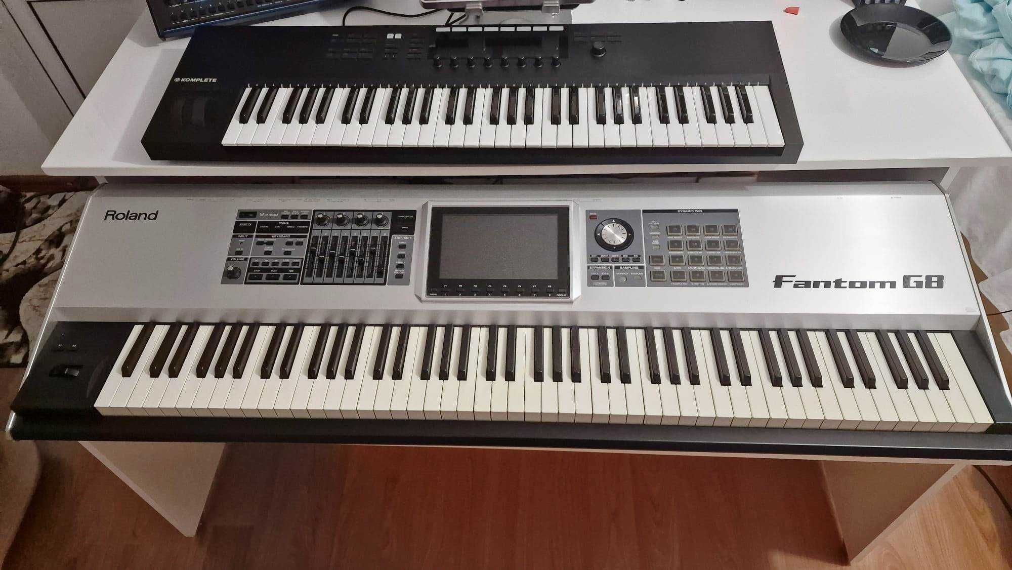 Vând Roland Fantom G8,roland BK7M,Ketron SD90