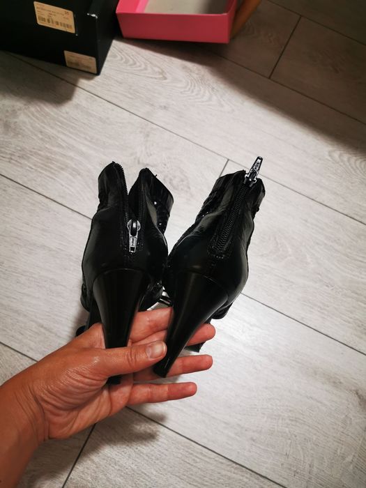 Botine din piele naturala, de vara