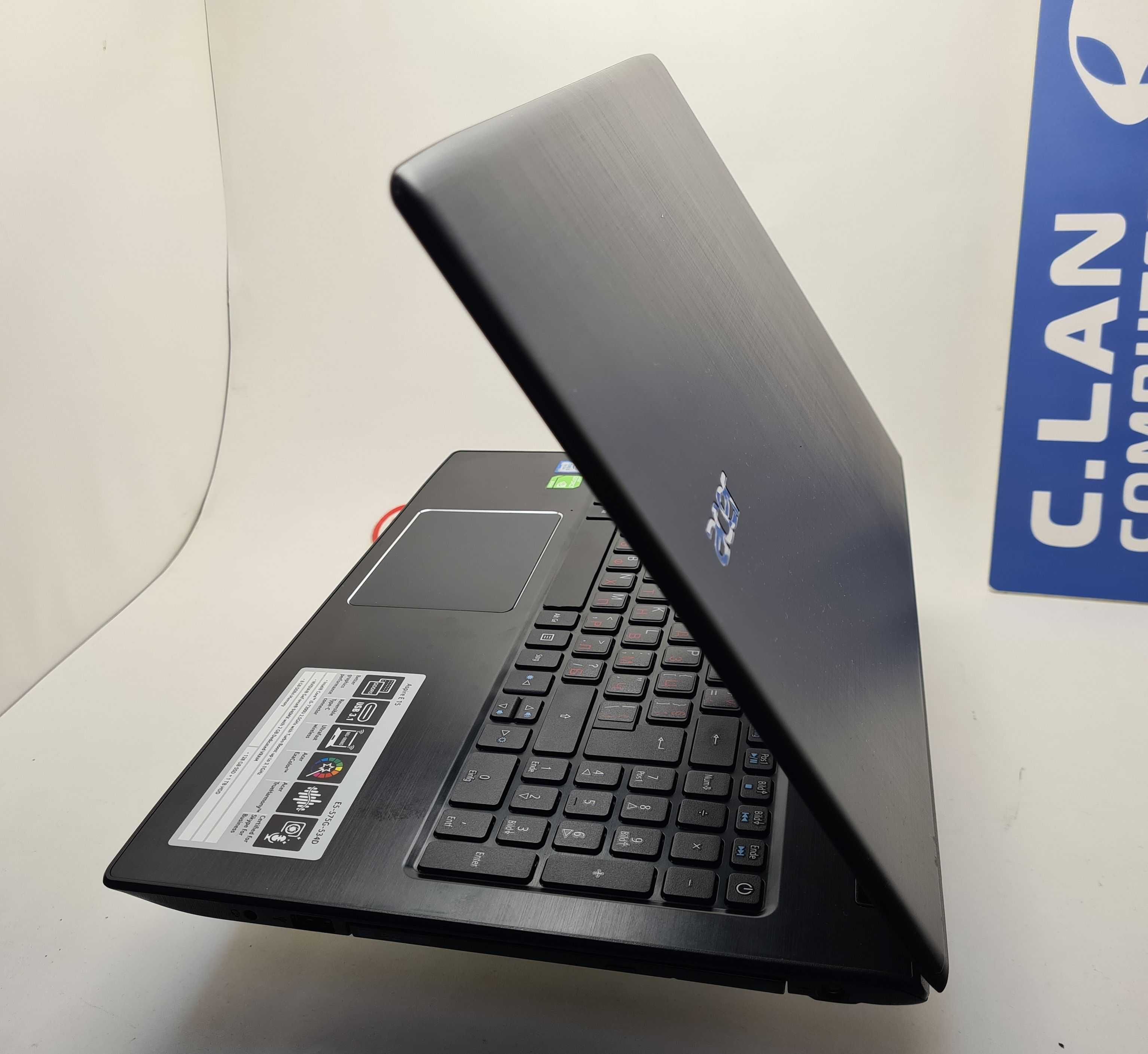 Acer Aspire E15 E5-575G  i5 7200U/8GB/256SSD/1TB HDD/940MX-2GB/FHD