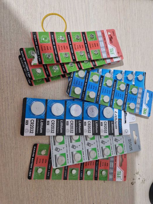 набор батареек круглых