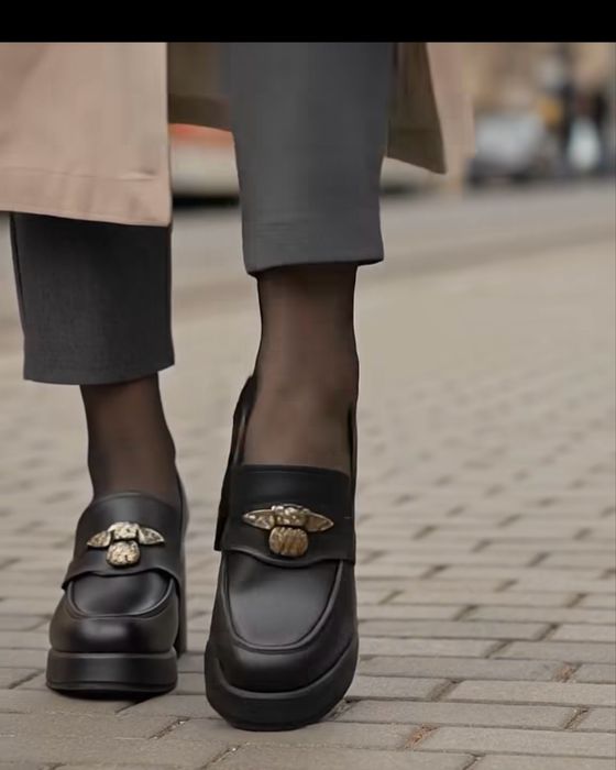 Pantofi dama din piele naturala