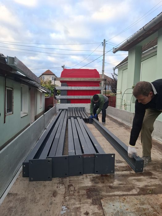 Vand structura metalica din stoc 8x25x4m