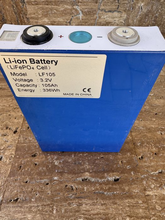 Celule  LifePO 4 3,2 v 105 Amp