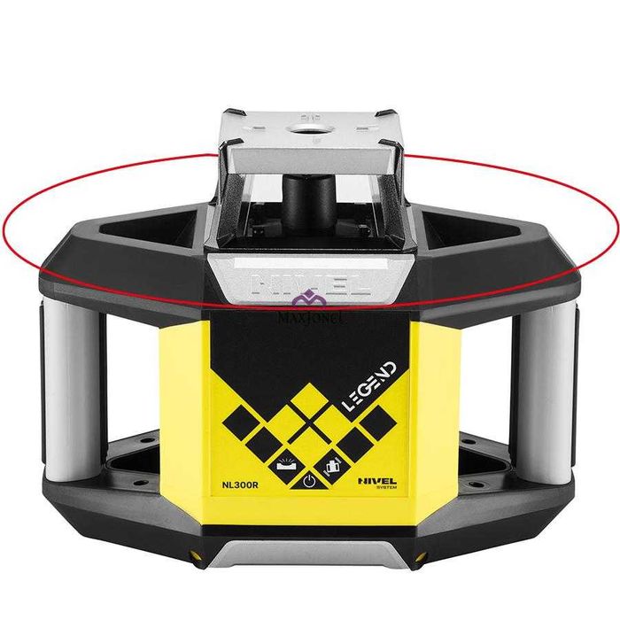 Nivela profesionala NL300R 500m laser rosu cu trepied si stadie