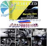LED крушки СЕТ Mercedes CL W215 W216 C140 цл мерцедес интериор xenon