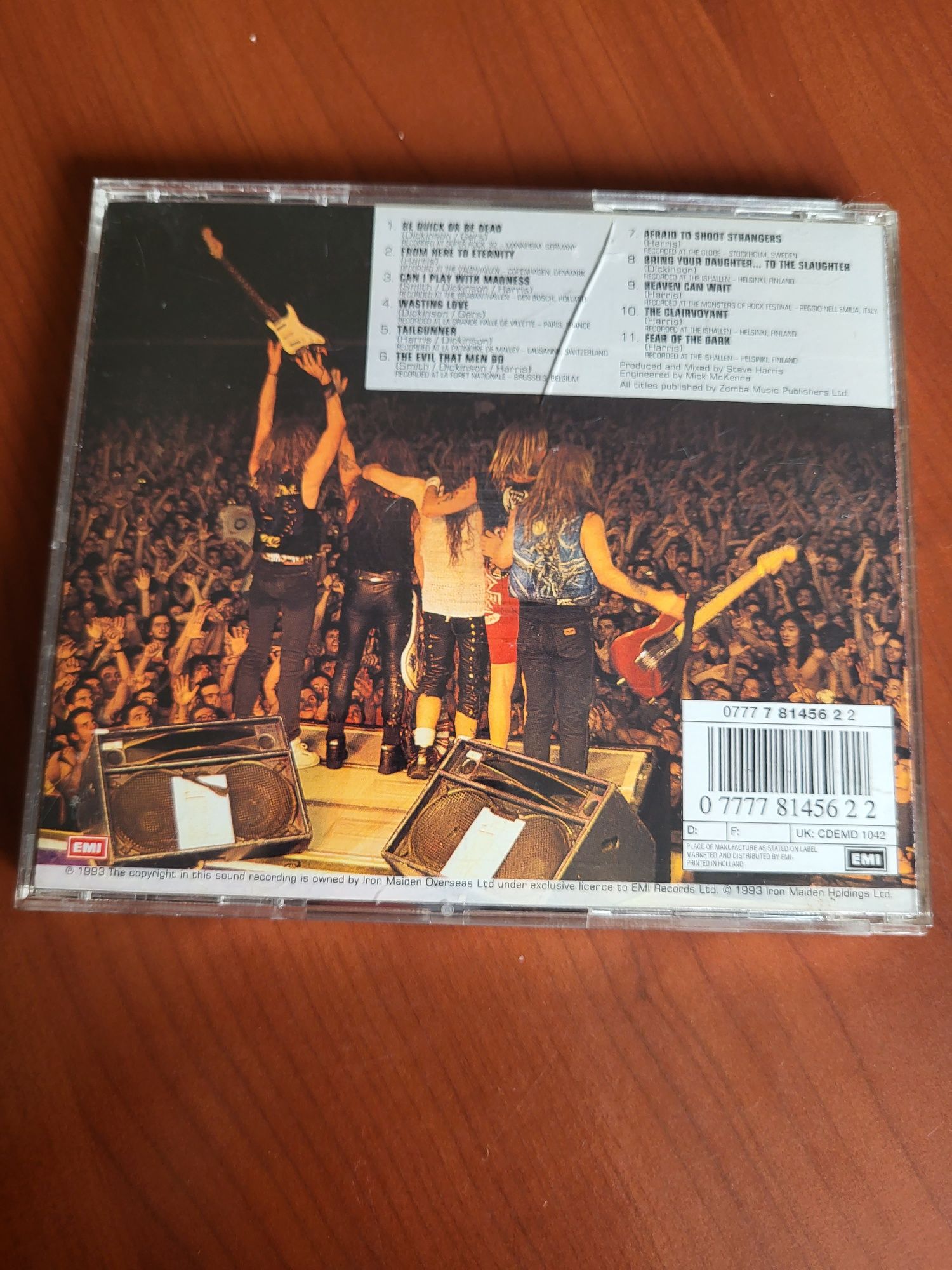 Iron Maiden A real live one-1993