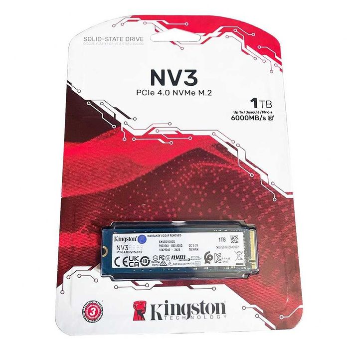 SSD Kingston NV3 capacitate 1TB slot M.2 Nvme SNV3S/1000G Sigilat Nou