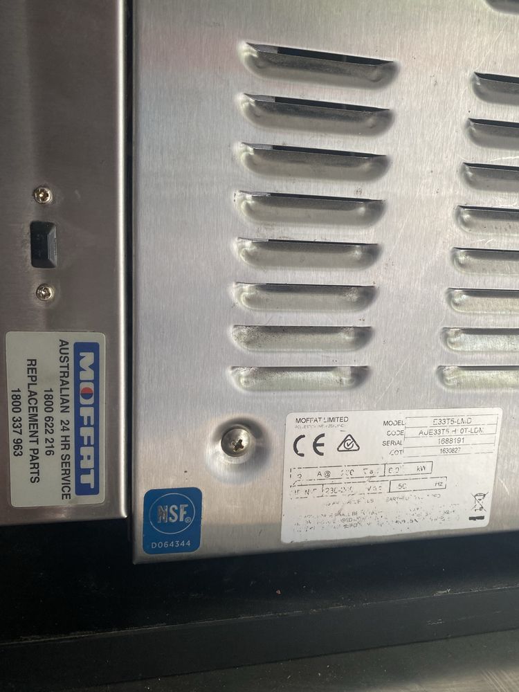 Монофазен Конвектомат Turbofan 5 тави