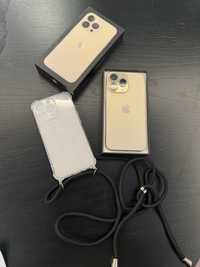 Iphone 13Pro 128 Gold + case + protector