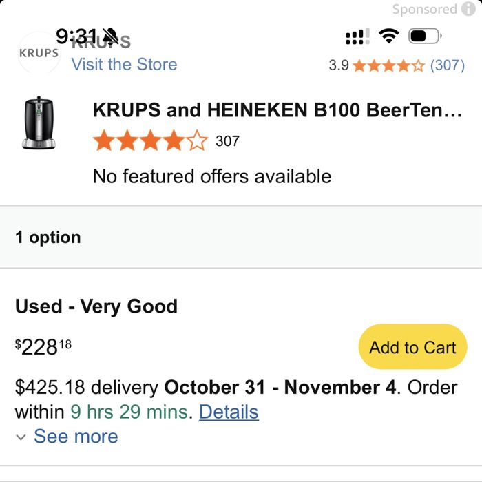 Krups BeerTender