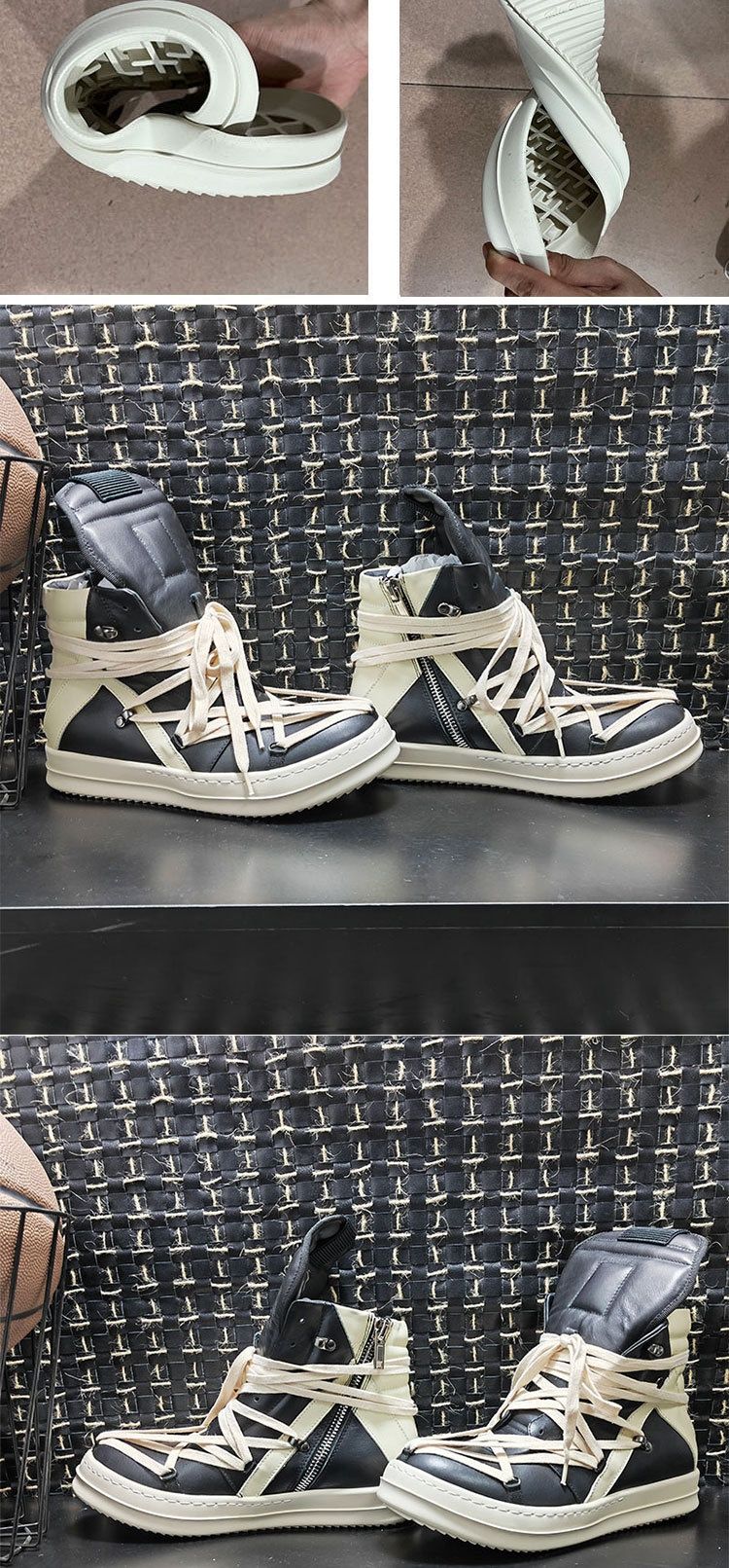 Rick Owens Geobasket Hexagram