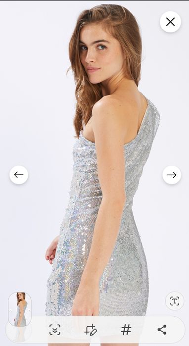 Рокля с пайети за бал, диско, официална за нова година, парти Pimkie