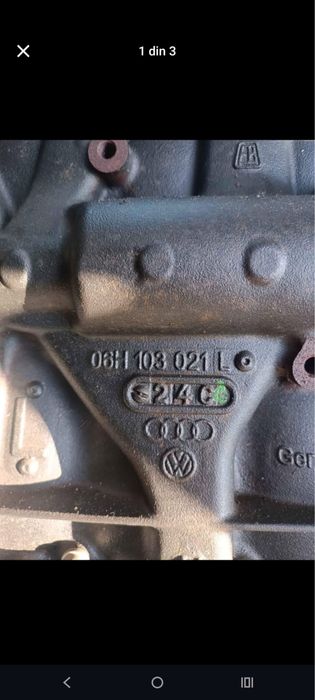 Vand bloc motor 1.8tfsi CDA