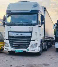 Cesionez Firmă transport marfă cu două cap tractor Daf  2017/2018