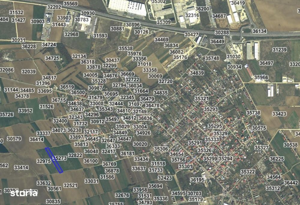 2 loturi de teren extravilan Bolintin-Deal 7800 mp si 2500 mp Pret neg