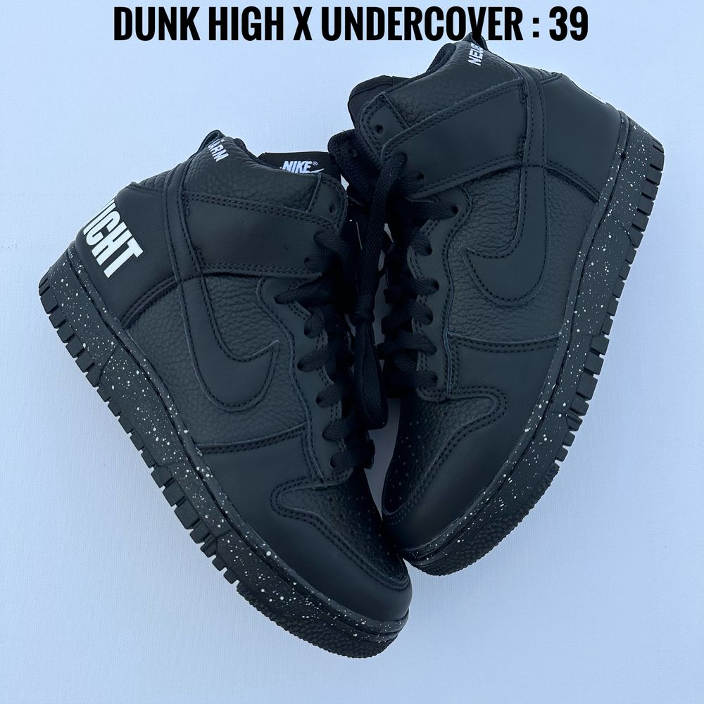 Adidasi Nike Dunk High x Undercover 39( nu yeezu nu jordan)