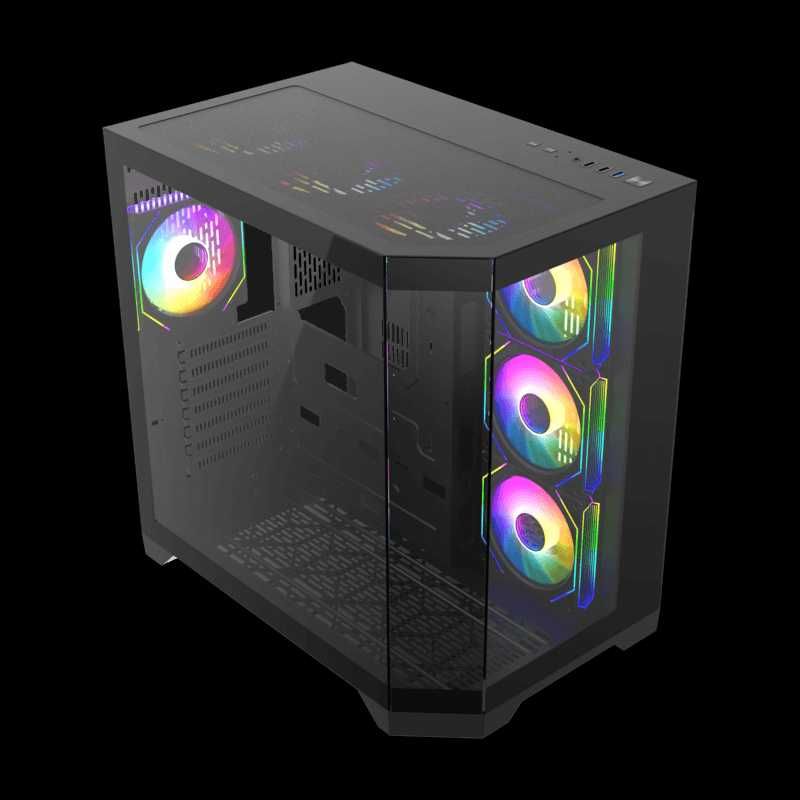 [НОВЫЙ] Корпус GameMax HYPE-A Black (4 кулера)