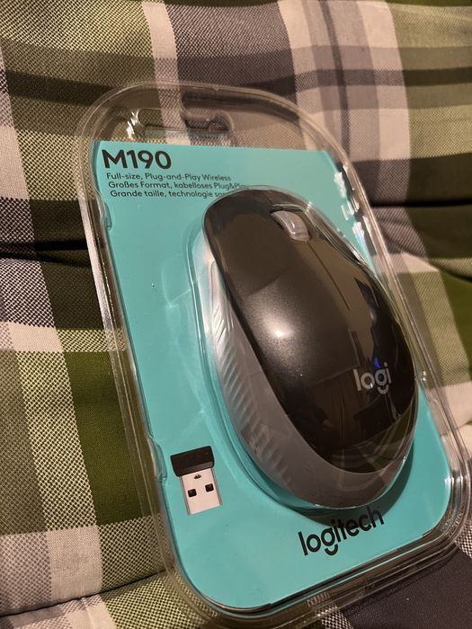 Мишка Logitech M190 gray