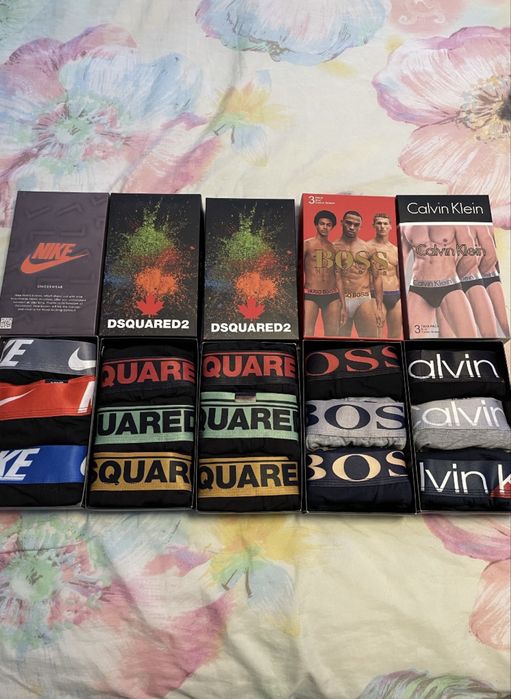 Мъжки боксери и слипове М и L (Nike, Disquared, Boss)