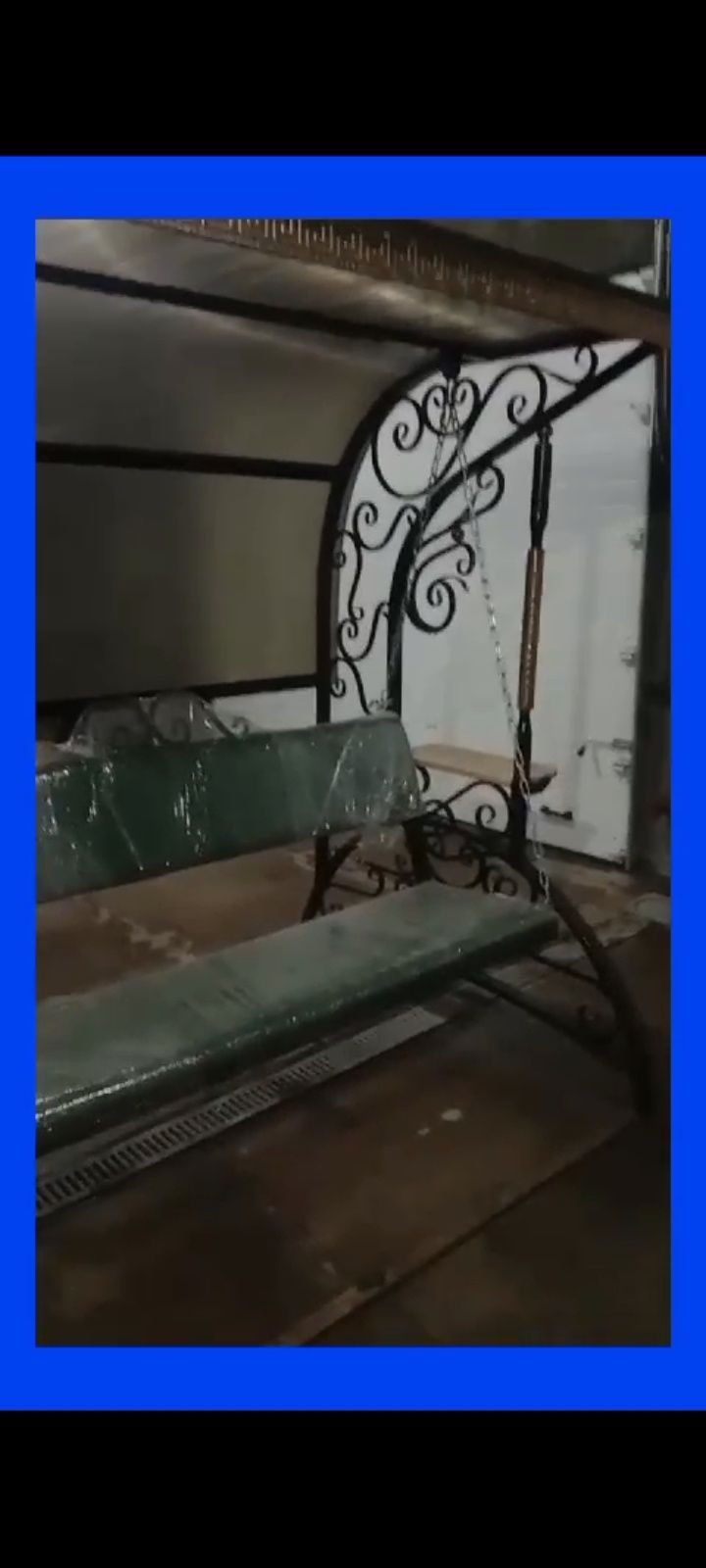 Садовы качелие из жылезы