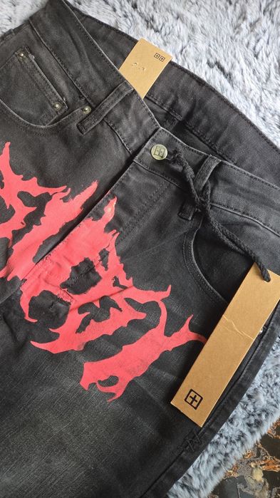 Blugi Ksubi Black & Red