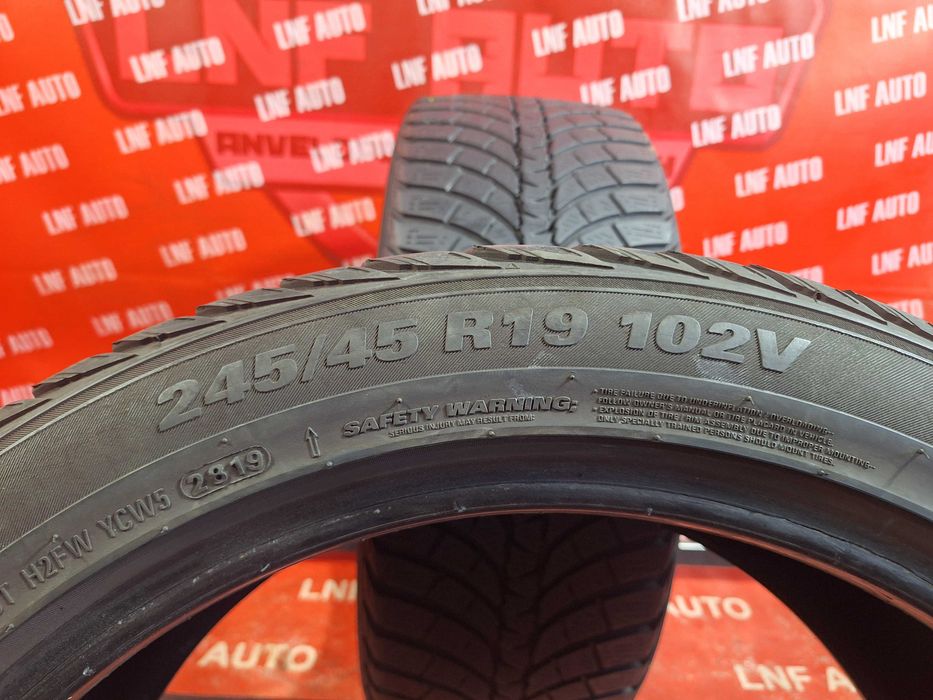 Anvelope de IARNA - 245/45/19 - KUMHO - 6.59 MM - DOT 2019 !