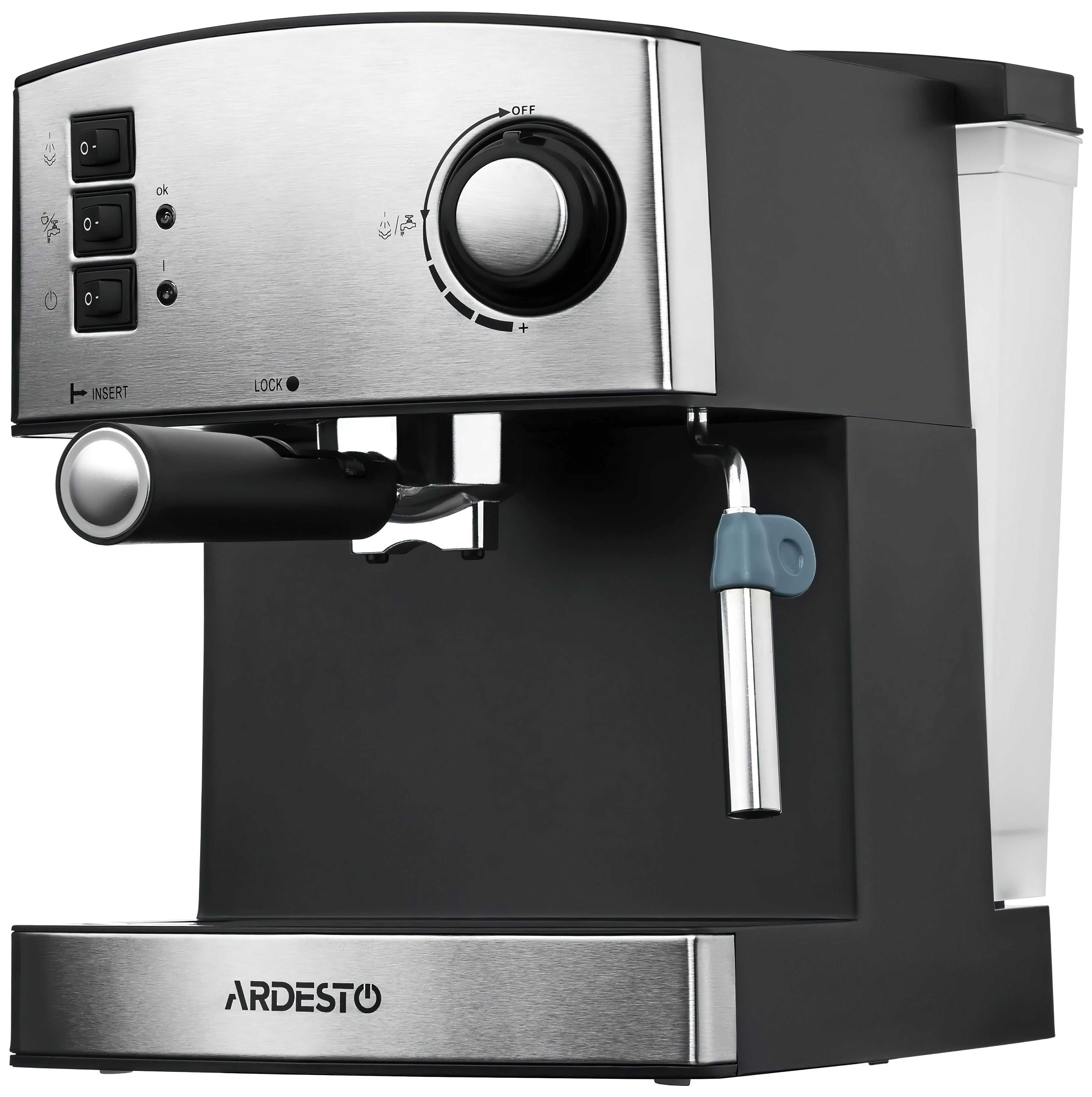 Рожковая кофеварка эспрессо Ardesto YCM-E1600