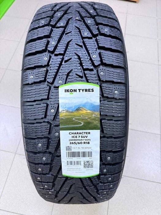 265 60 R18 зимние шины ikon Character ice 7 бывший Nokian Nordman 7