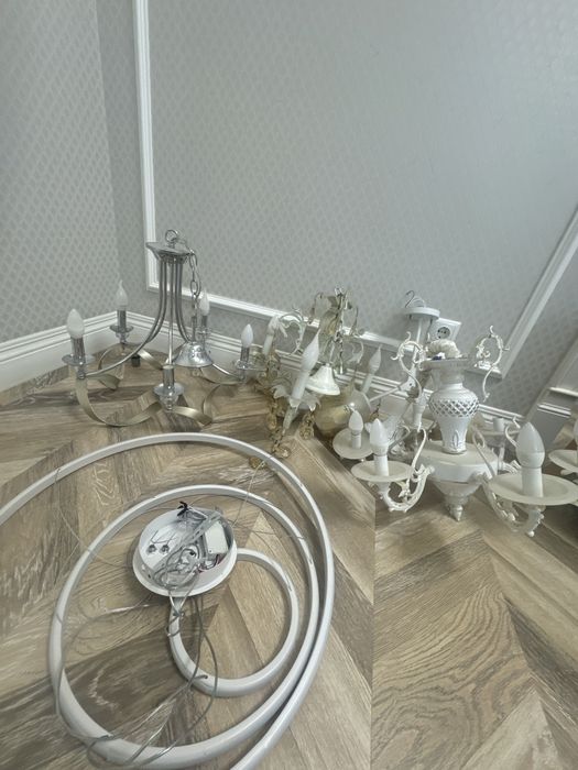 Продам все 5 люстр за 17000