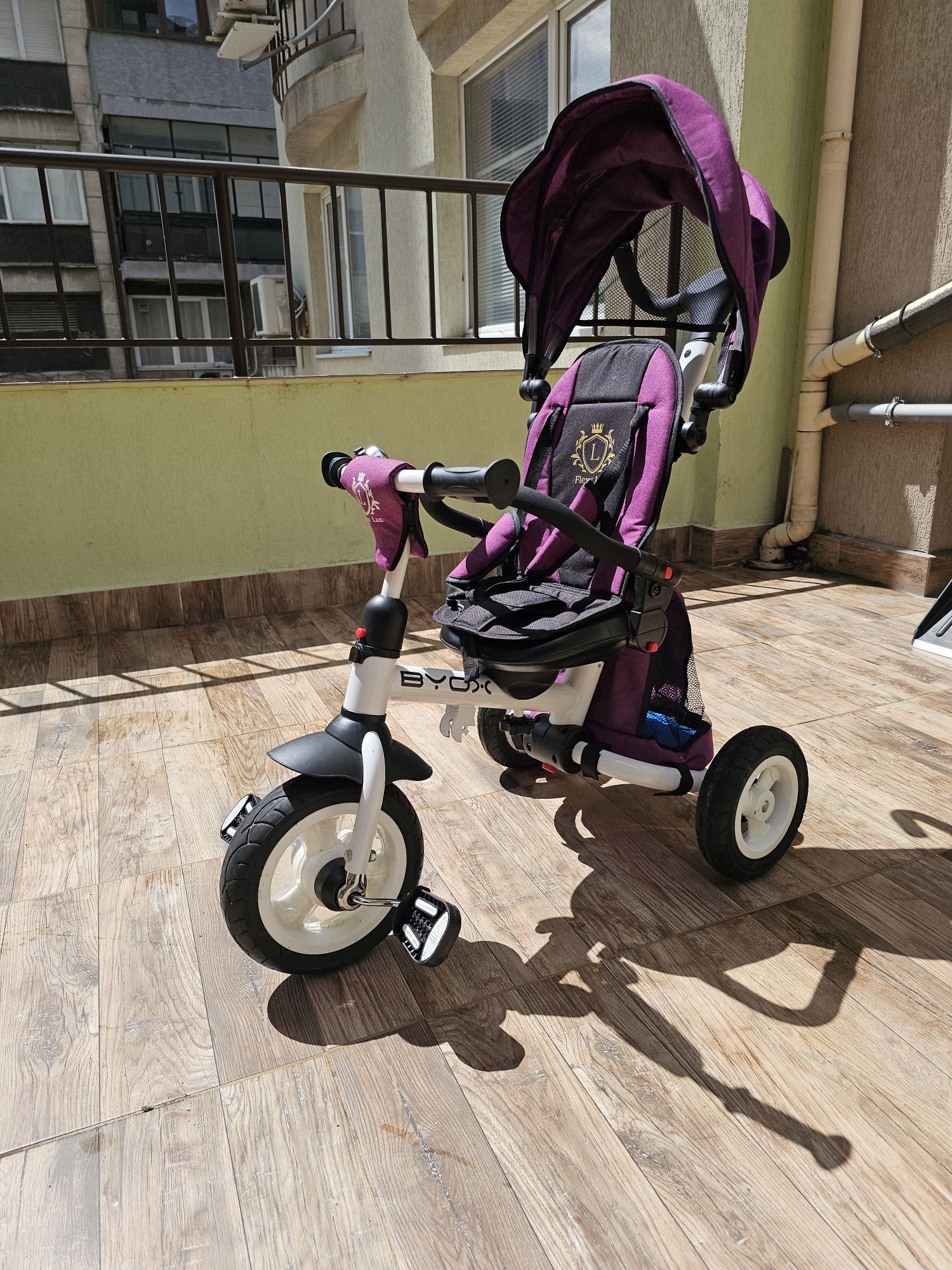 Детска триколка Flexy Lux лилав