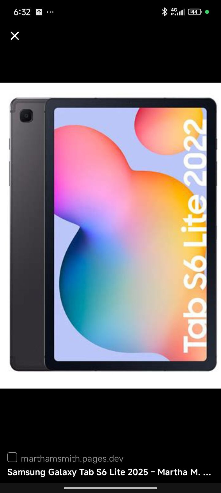 SAMSUNG Galaxy Tab S 6 Lite.