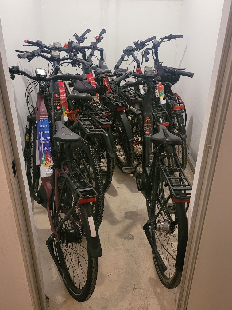 Bicicleta electrica de inchiriat pentru delivery | Glovo Bolt Tazz |